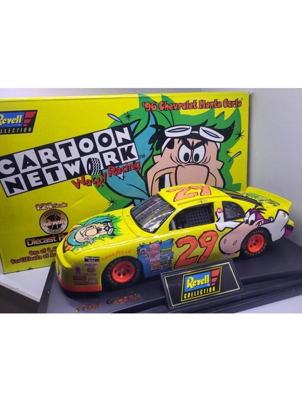 Steve Grissom 1/24 Diecast Cartoon Network Flinstones MINT Revell 96 Monte Carlo